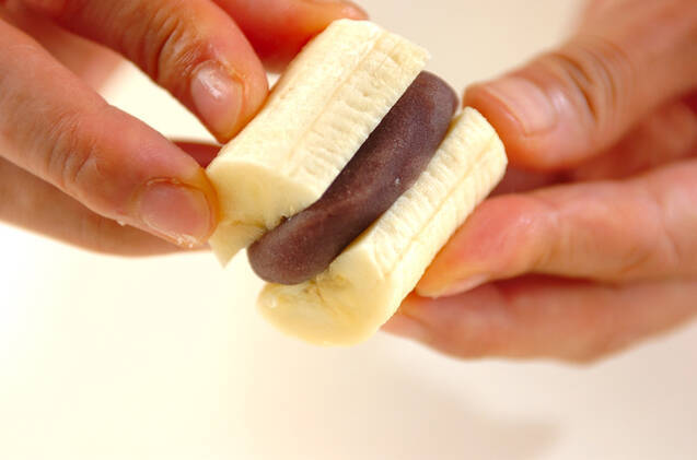 バナナの揚げ菓子の作り方の手順4