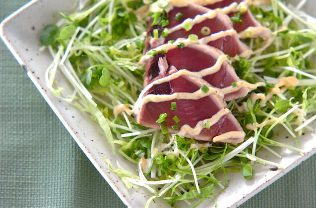 カツオのカルパッチョ