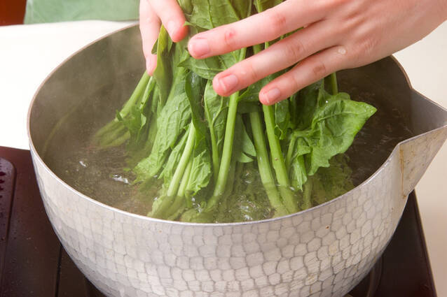 ほうれん草のお浸しの作り方の手順3