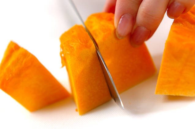 パンプキンのお焼きの作り方の手順1