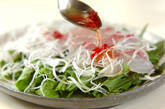 鯛のお刺身サラダの作り方4