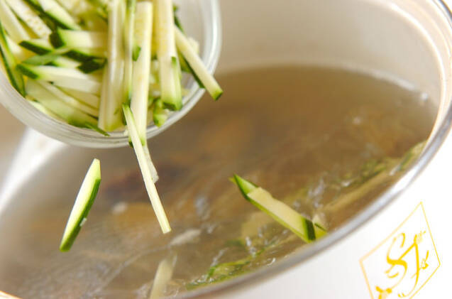 カルグクス～韓国風アサリうどん～の作り方の手順3