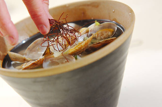 カルグクス～韓国風アサリうどん～の作り方の手順4