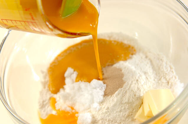 カボチャパンの作り方の手順4