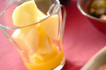 リンゴのオレンジ風味