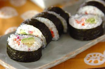 アボカド手巻き寿司