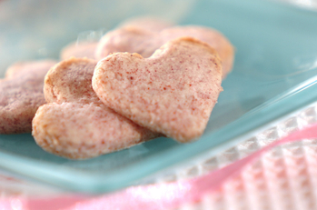 イチゴミルクのクッキー