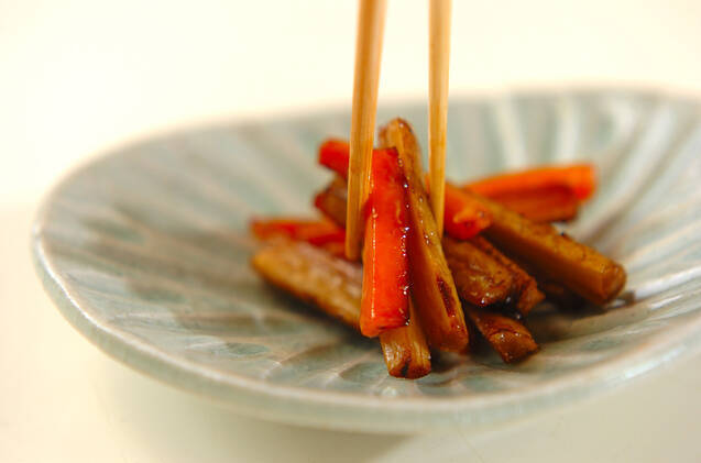 ゴボウのきんぴらの作り方の手順5