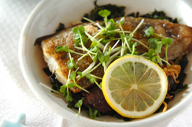 ヒラメのレモン蒸し