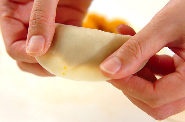 カボチャとツナのカリカリ揚げの作り方の手順5