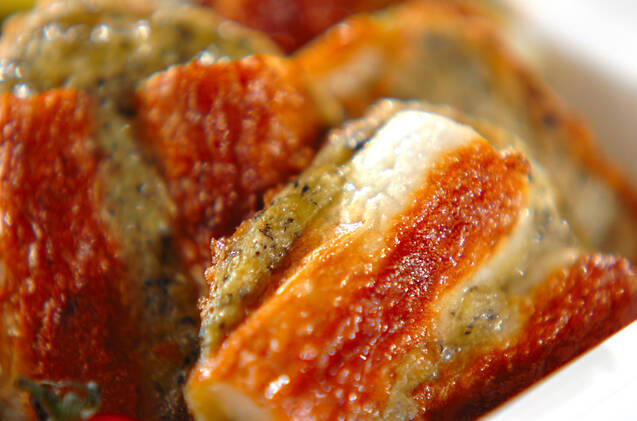 ちくわの和風ピカタ