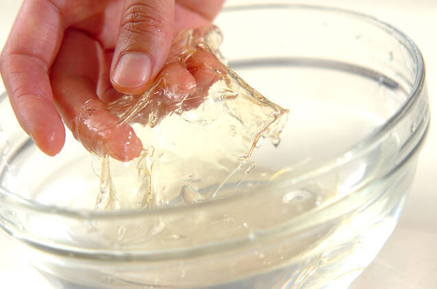 ブドウジュレの作り方の手順1