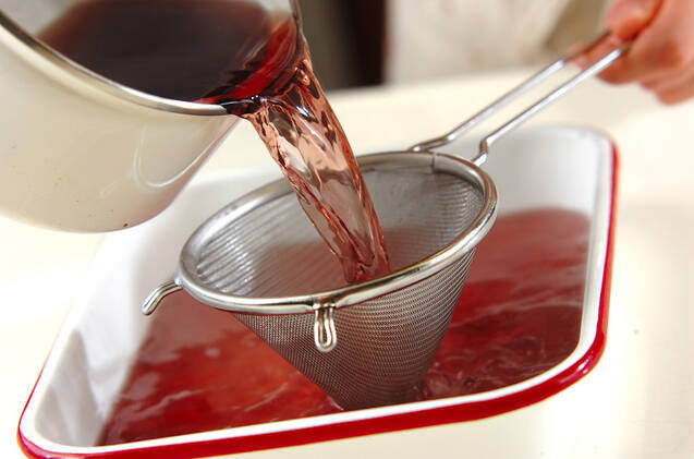 ブドウジュレの作り方の手順3