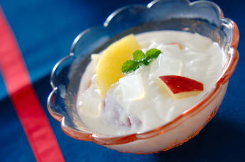 パイナップルヨーグルト