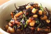 大豆と芽ヒジキの煮物