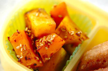 カボチャの炒め物