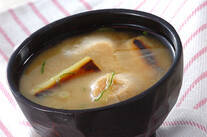 焼きネギのみそ汁