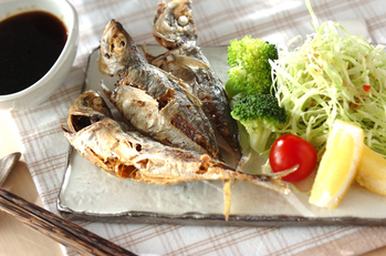 小アジのから揚げ