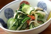 キュウリの和え物
