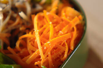 ニンジンの明太子炒め