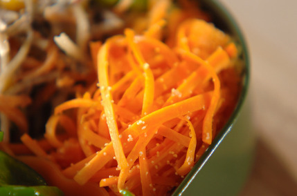 ニンジンの明太子炒め