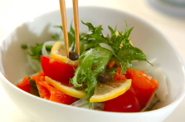 サーモンのサラダの作り方の手順5