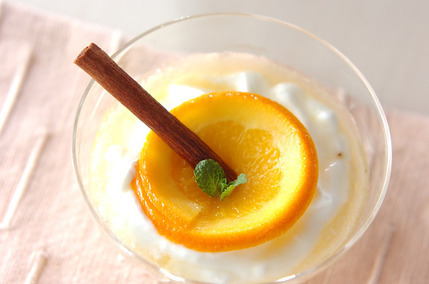 ヨーグルト・オレンジソース