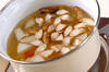豆腐と根菜の麦みそ汁の作り方の手順4