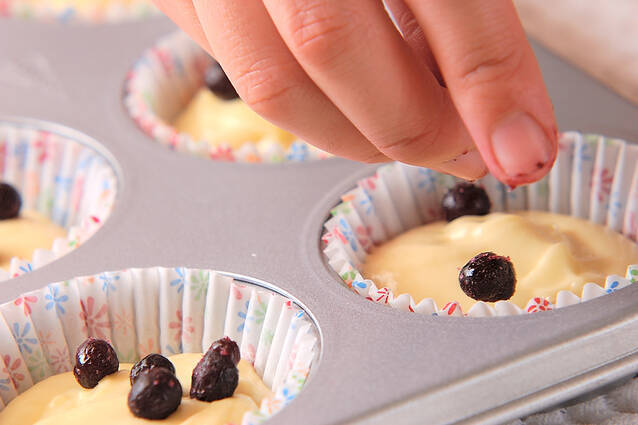 ブルーベリーマフィンの作り方の手順6