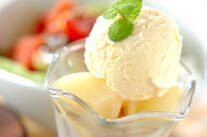 簡単かわいい！桃のパフェ