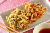 失敗しない！基本のサクサクかき揚げ