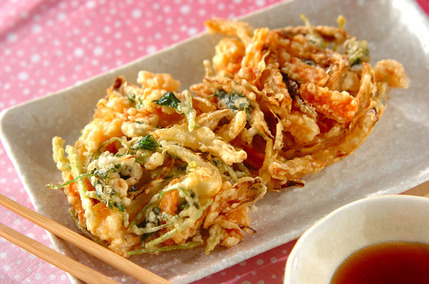 失敗しない！基本のサクサクかき揚げ