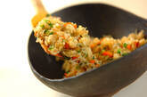 ジャコの和風チャーハンの作り方3