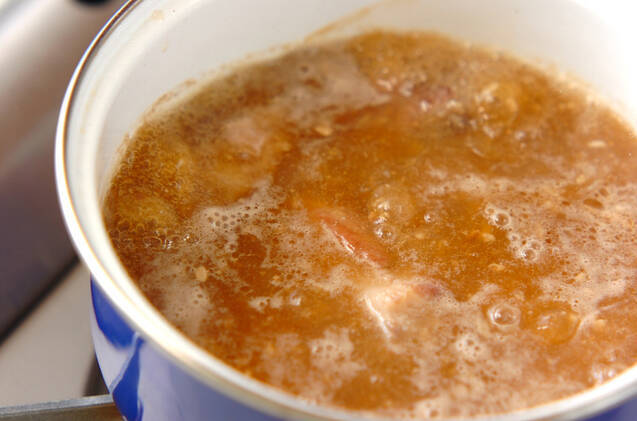 骨付き豚バラ肉のみそ煮の作り方の手順2