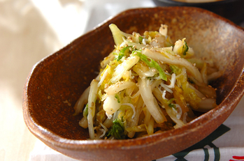 白菜のユズポン和え 副菜 のレシピ 作り方 E レシピ 料理のプロが作る簡単レシピ