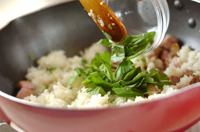 ポークイタリアン焼き飯の作り方の手順3