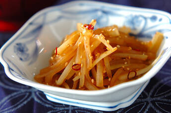 大根のピリ辛炒め