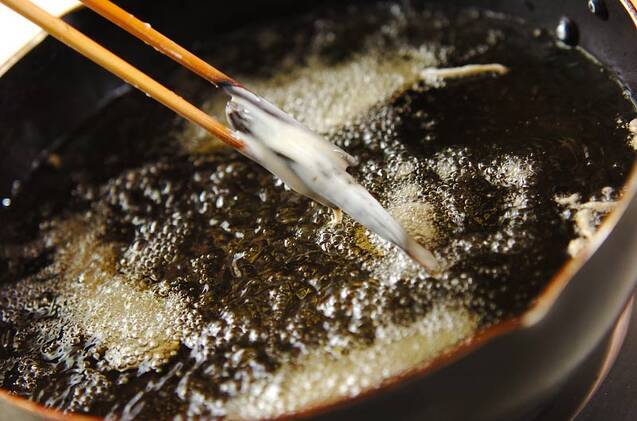 佃煮の天ぷらの作り方の手順3