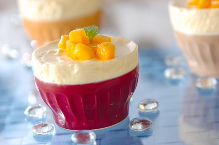 マンゴーのスフレグラッセ