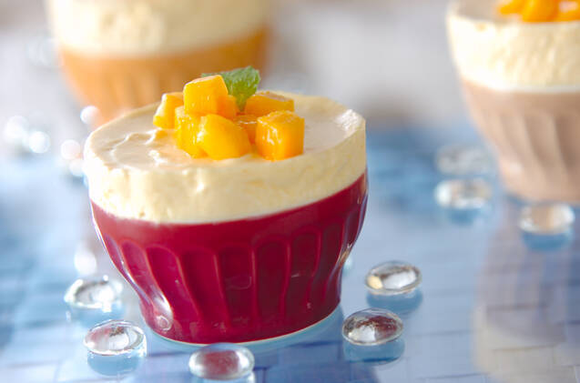 マンゴーのスフレグラッセ