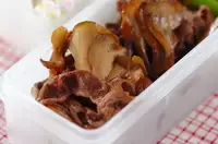 牛肉とマイタケのしぐれ煮