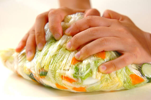 白菜の刻み漬けの作り方の手順5