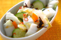 白菜の刻み漬け