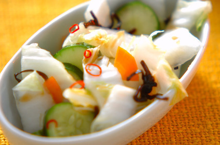 白菜の刻み漬け