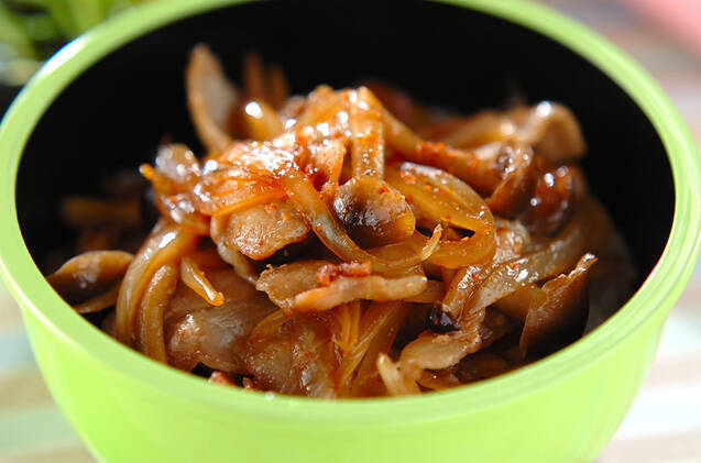 豚バラ肉の照り焼き丼