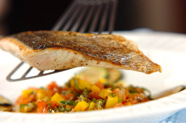 スズキのソテーマスタードソースの作り方の手順9