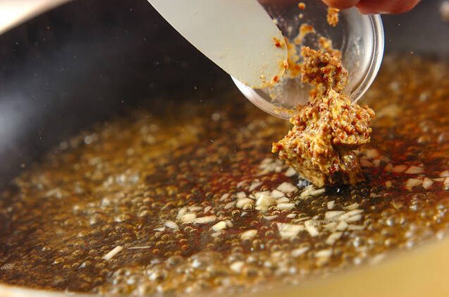 スズキのソテーマスタードソースの作り方の手順7