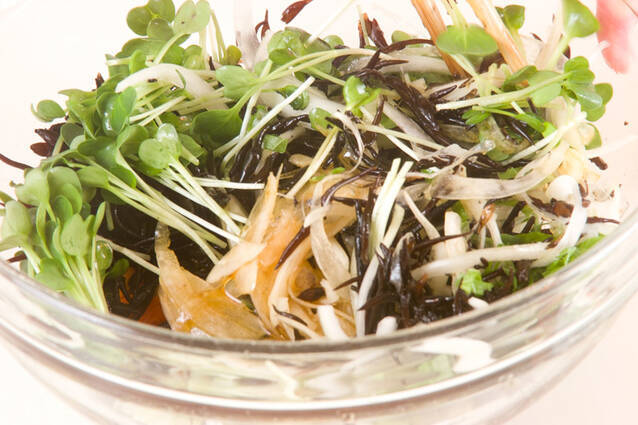 生ヒジキ玉ネギの酢の物の作り方の手順6