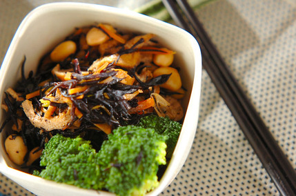 ヒジキと大豆の煮物