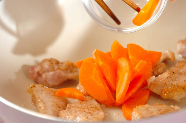 鶏肉と白菜の炒め物の作り方の手順7